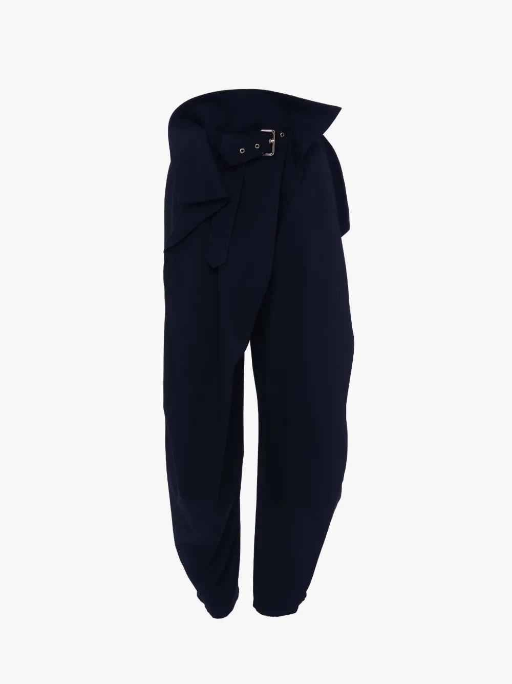 JW ANDERSON Fold Over Trousers In Black Product Image