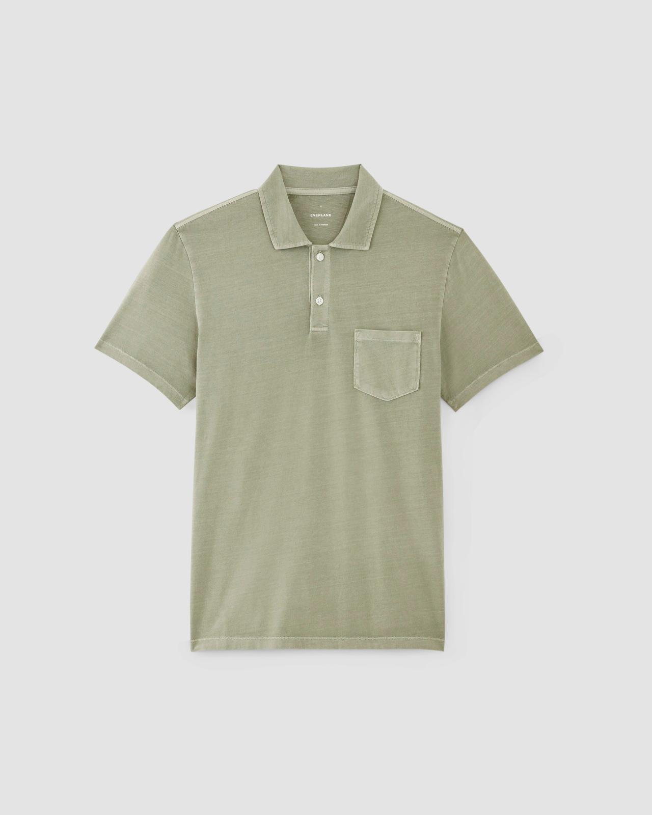 The Essential Organic Garment-Dyed Polo Product Image