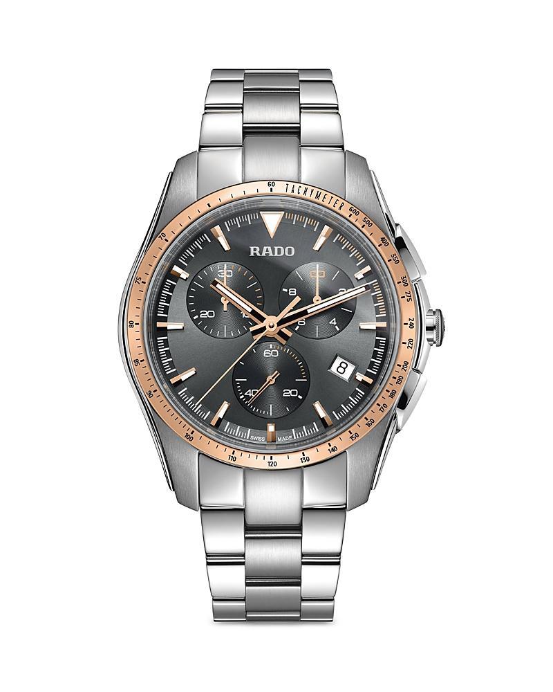 RADO Mens Hyperchrome Chronograph Blue Dial Bracelet Watch Product Image