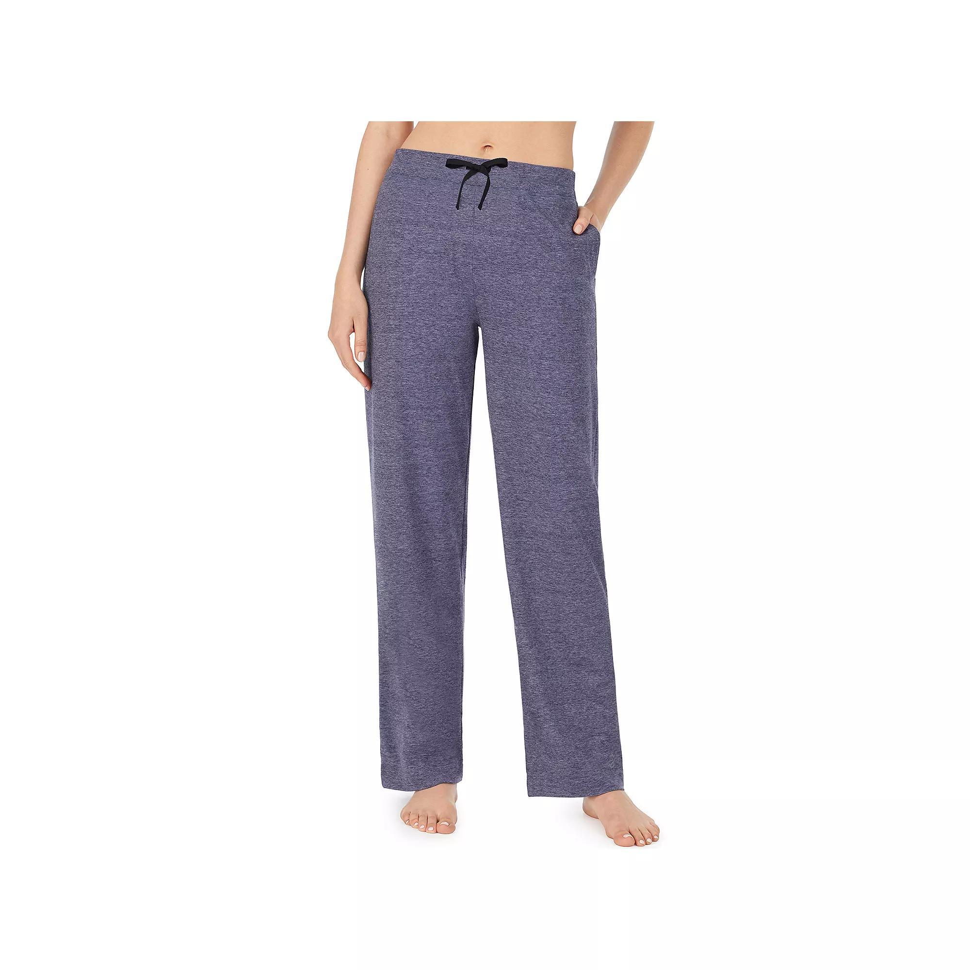 Women's Cuddl Duds® Essentials Pajama Pants, Size: Medium, Dark Plum Grey Product Image