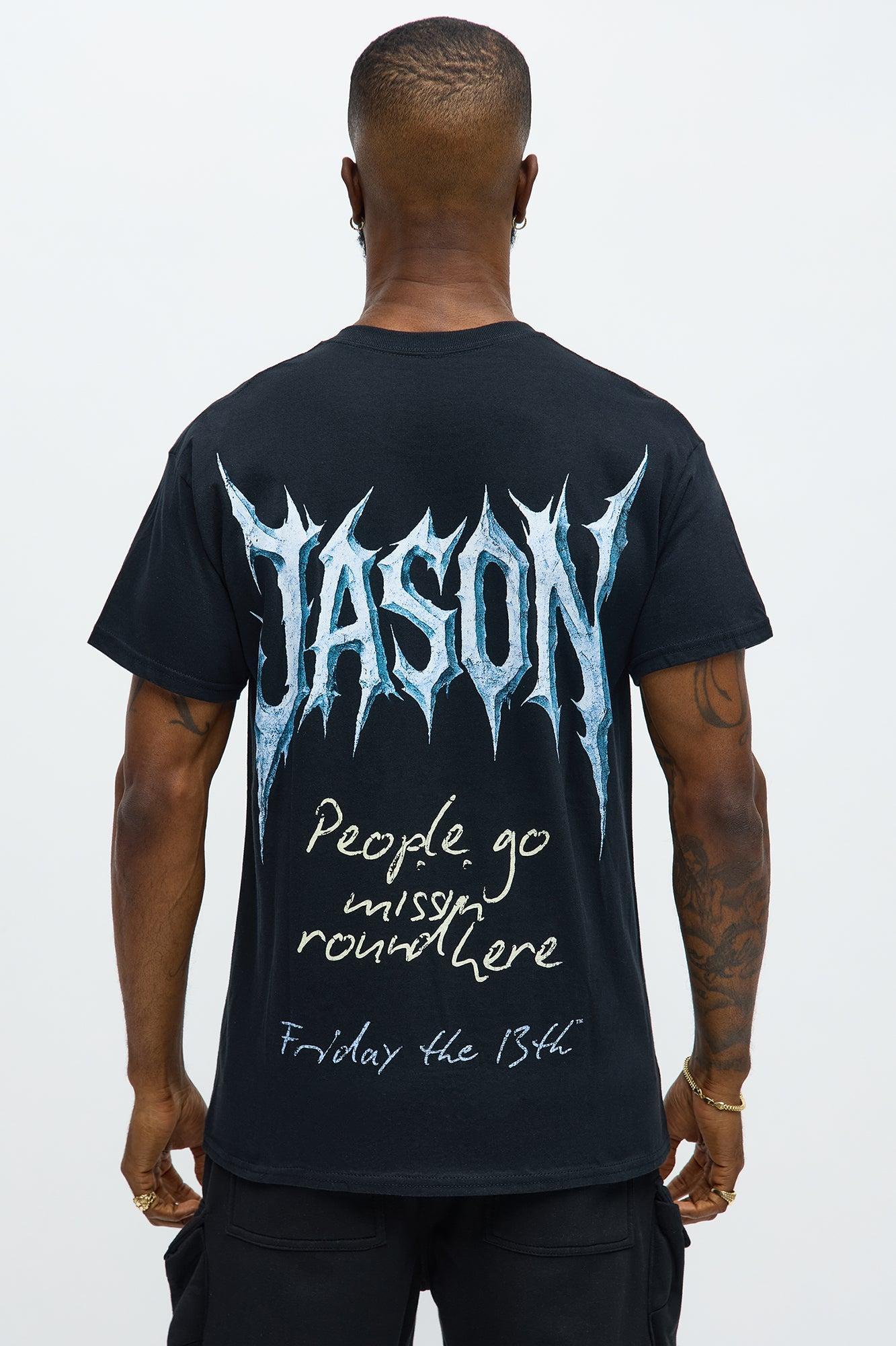 Friday The 13th People Go Missing Short Sleeve Tee - Black Product Image