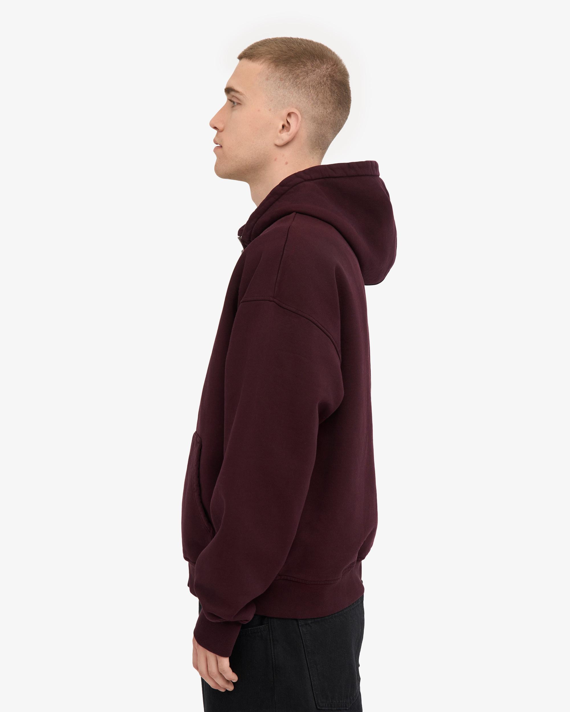Organic Oversized Zip Hood - Neptune Blue Product Image