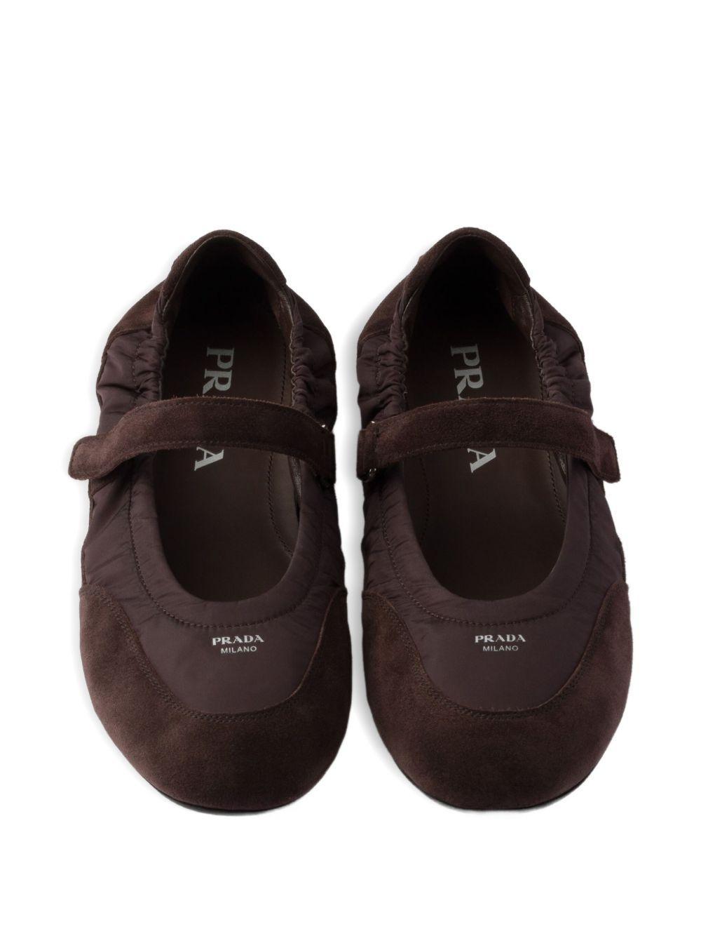 Collapse suede ballet flats Product Image