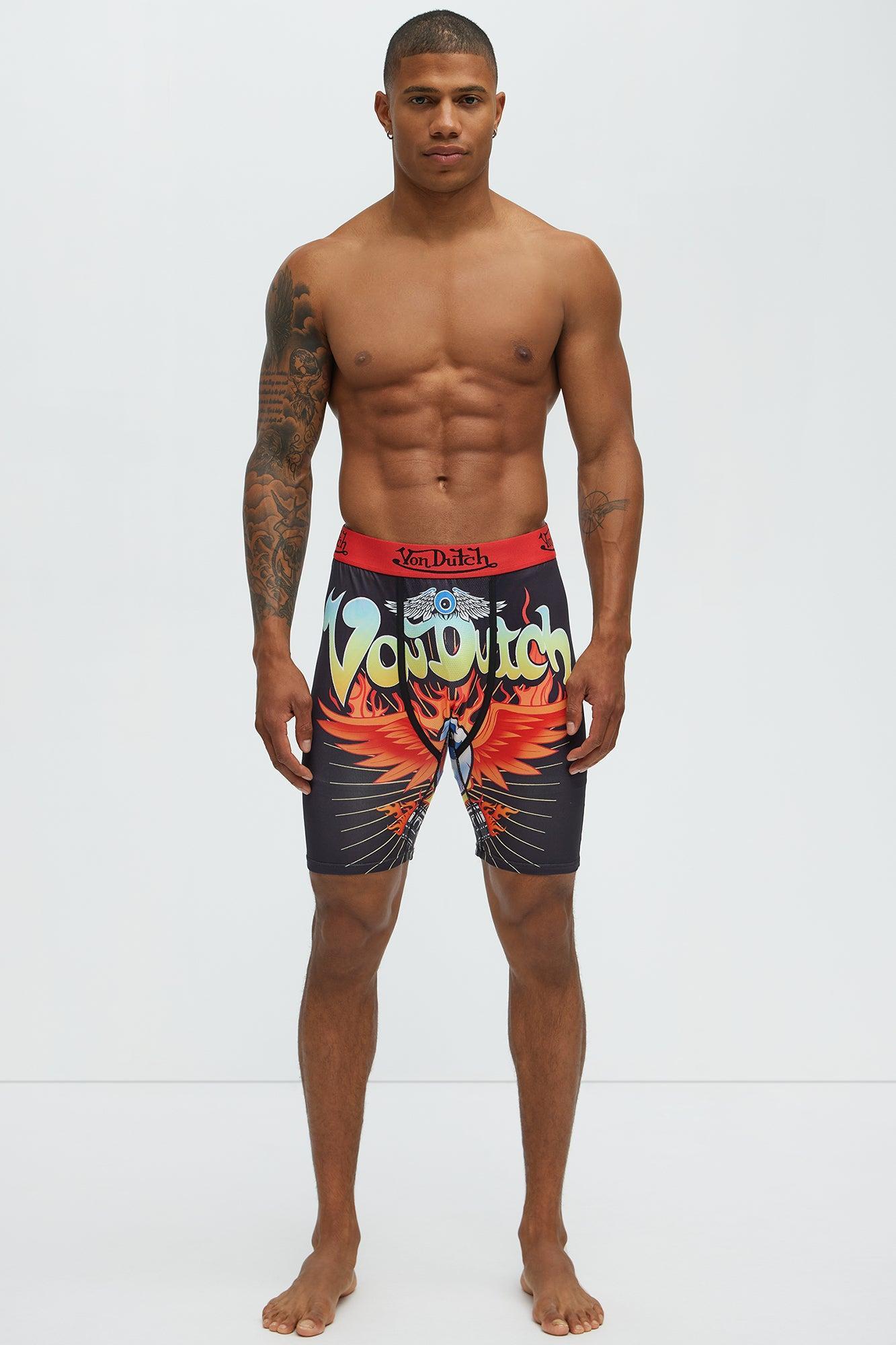 Von Dutch Boxer Brief Mens - Red/combo Male Product Image