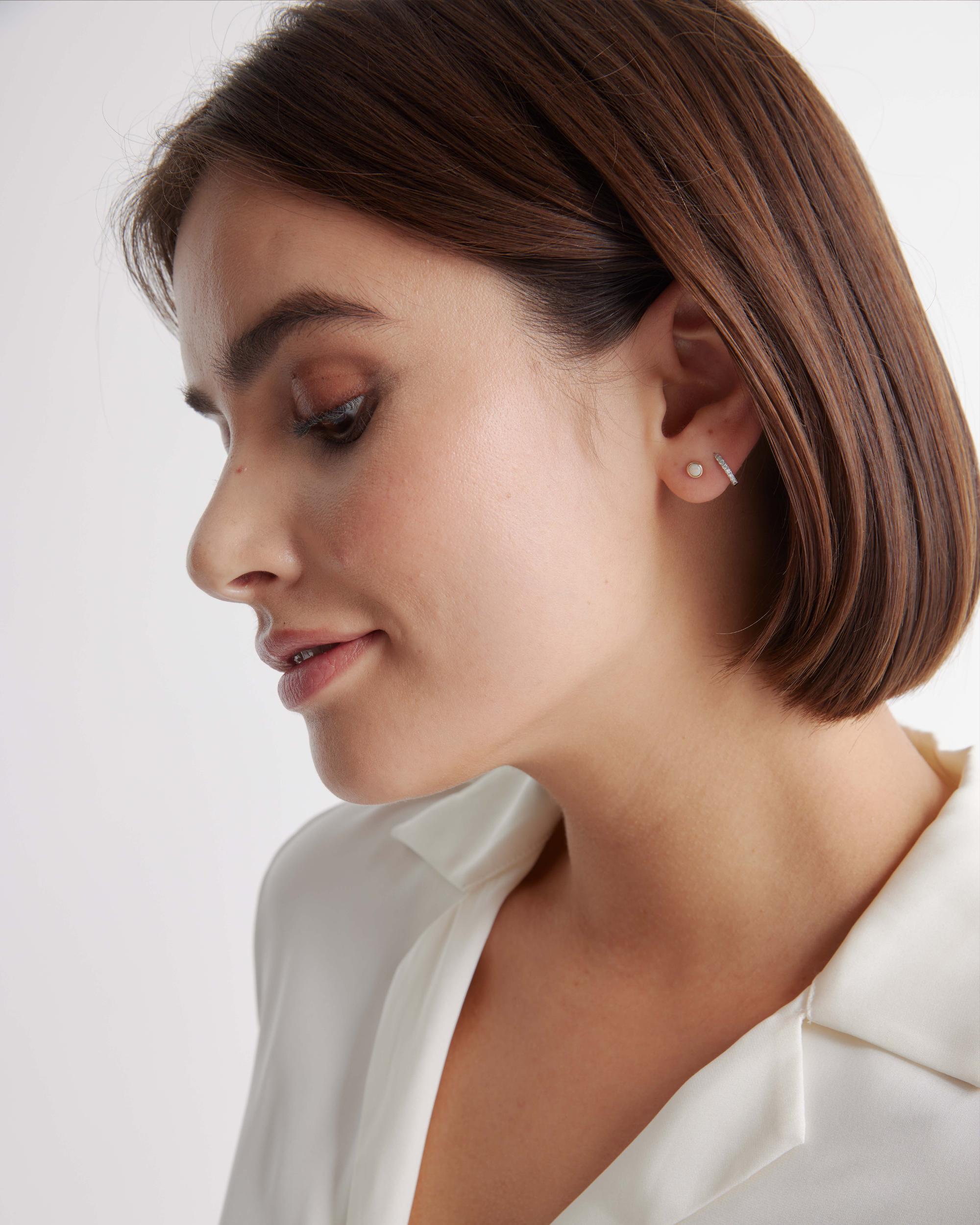 Quince | Women's 14K Gold Opal Cabochon Studs Product Image