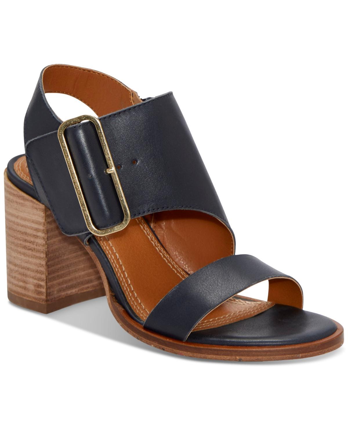 Lucky Brand Womens Darnah Cutout Block-Heel City Sandals Product Image