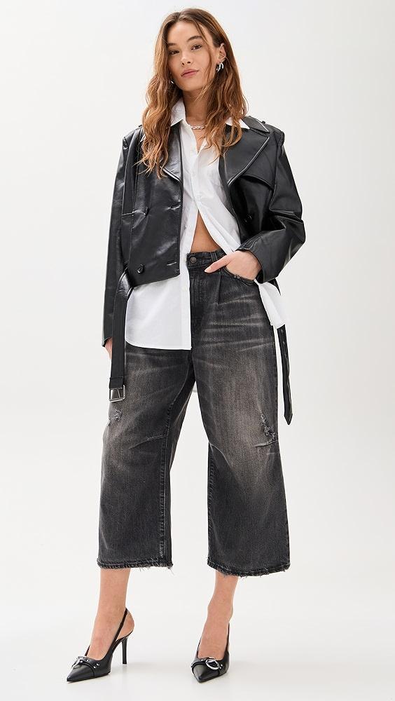 R13 Crop Wide Leg Jeans | Shopbop Product Image