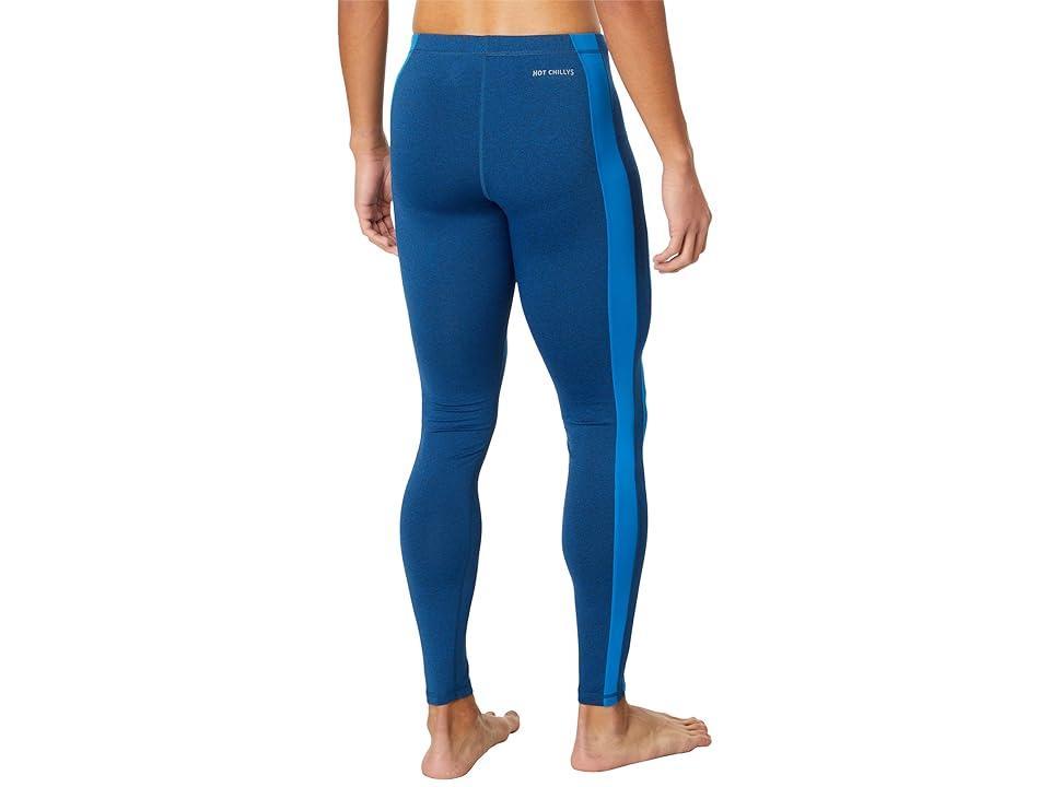 Hot Chillys Micro Elite Chamois Color-Block Tights Granite) Men's Clothing Product Image