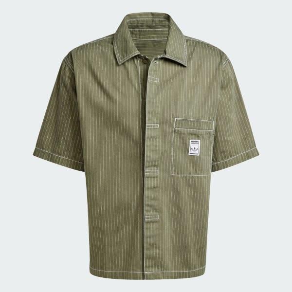 adidas Wabash Shirt Beige XS Mens Product Image