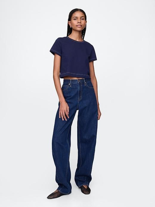 Organic Cotton VintageSoft Cropped T-Shirt Product Image