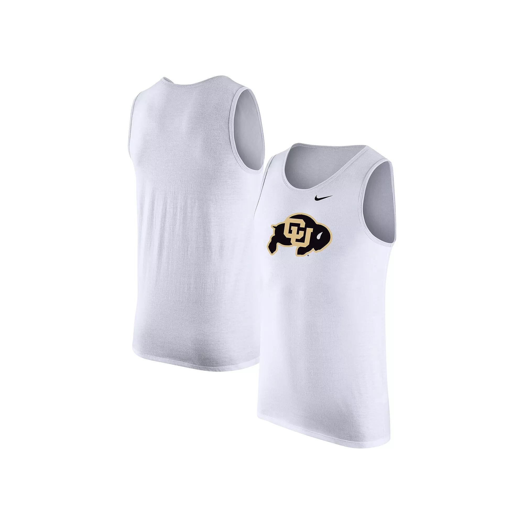 Men's Nike White Colorado Buffaloes Tank Top, Size: Small Product Image