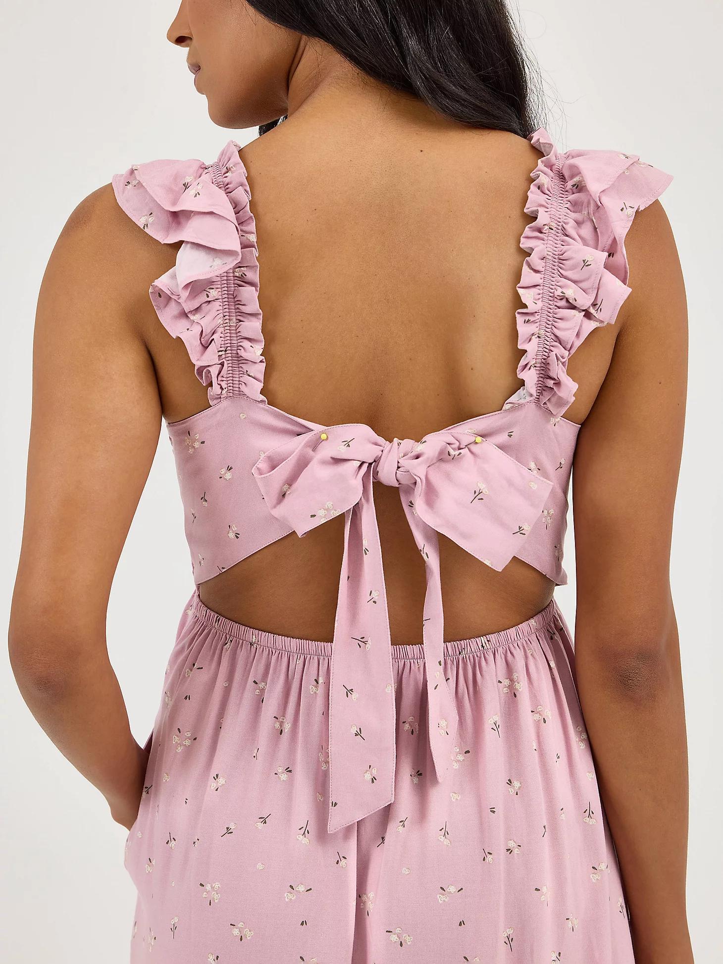 Women's Floral Print Backless Babydoll Dress | Women's Skirts & Dresses | Lee® Product Image