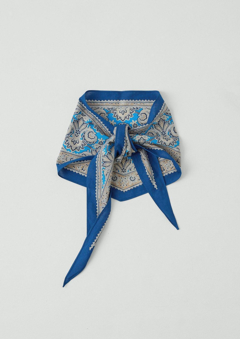 Paisley Print Cotton Bandana | Nasturtium Product Image
