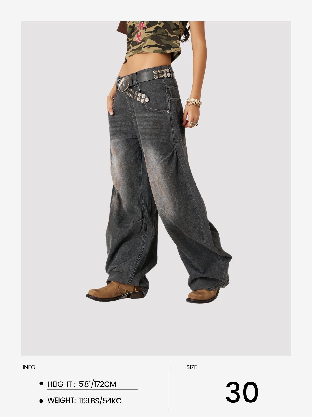 Aelfric Eden Super Baggy Barrel Jeans Product Image