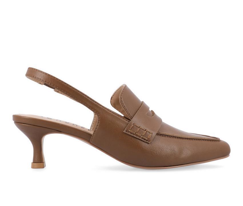 Women's Journee Collection Amory Slingback Loafer Pumps Product Image