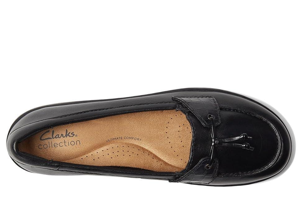 Clarks Cora Haley Womens Leather Loafers Product Image