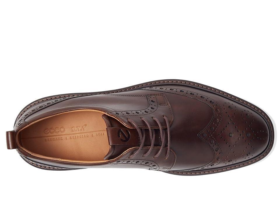 ECCO ST1 Hybrid Brogue Tie (Cocoa ) Men's Shoes Product Image
