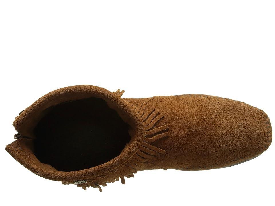 Minnetonka Concho Suede Fringe Boots Product Image