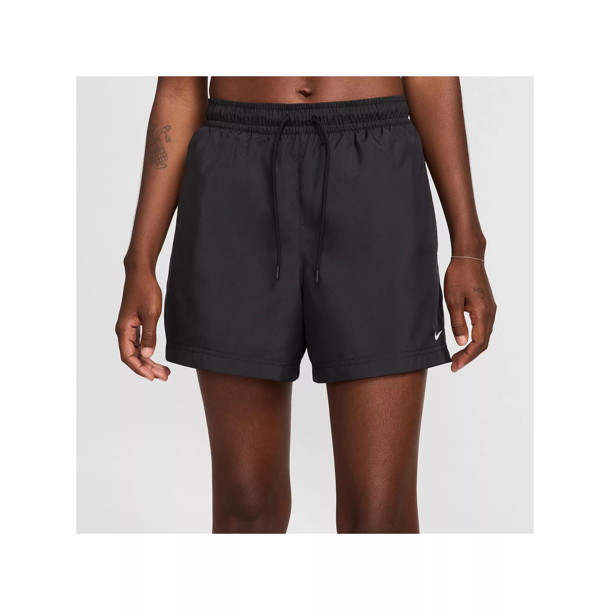 Women's Nike Sportswear Mid-Rise 5-in. Shorts, Size: Large, Black Product Image