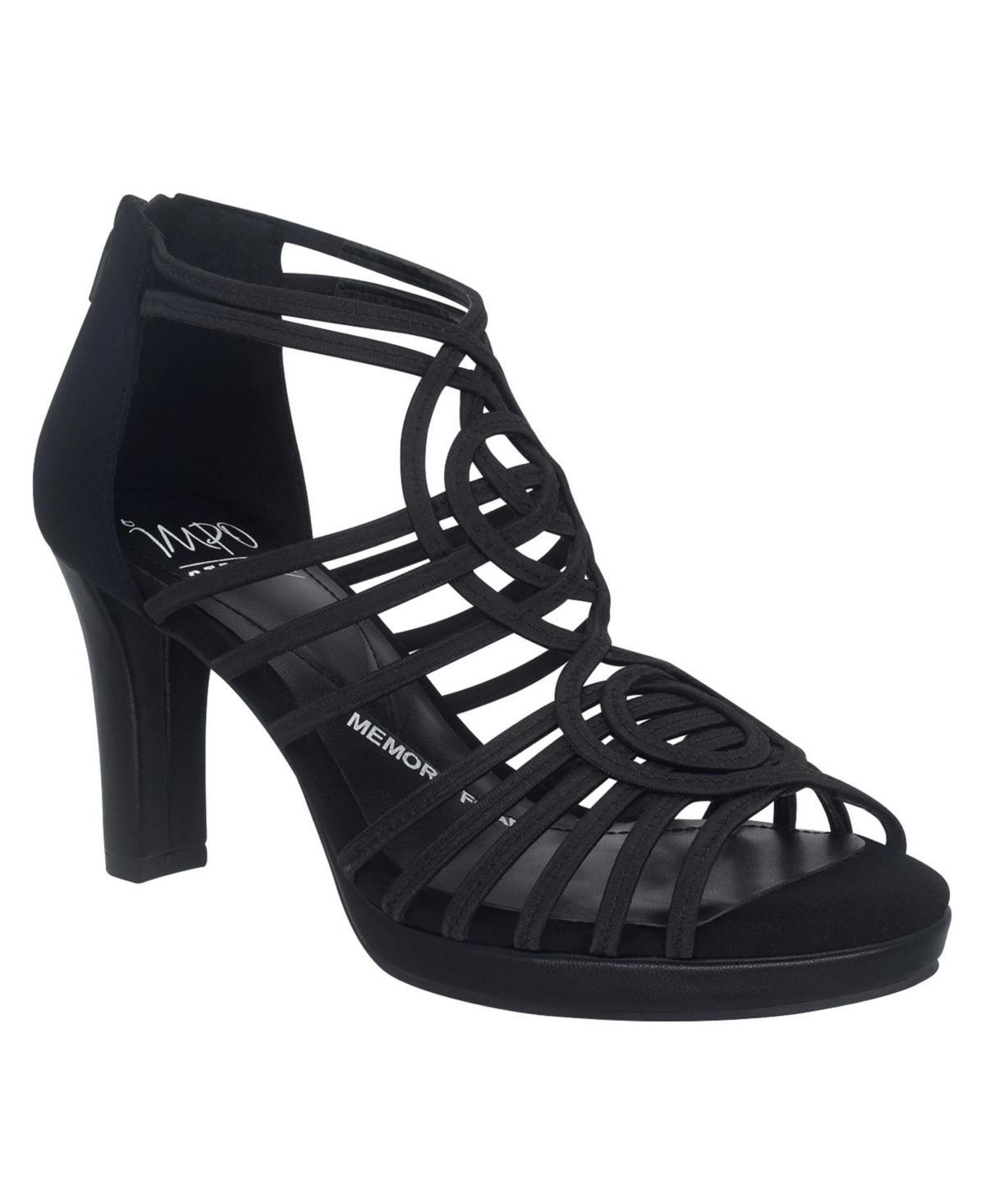 Impo Tiffany Women's Stretch Elastic Dress Memory Foam Sandals, Size: 8 Medium, Tangelo Product Image