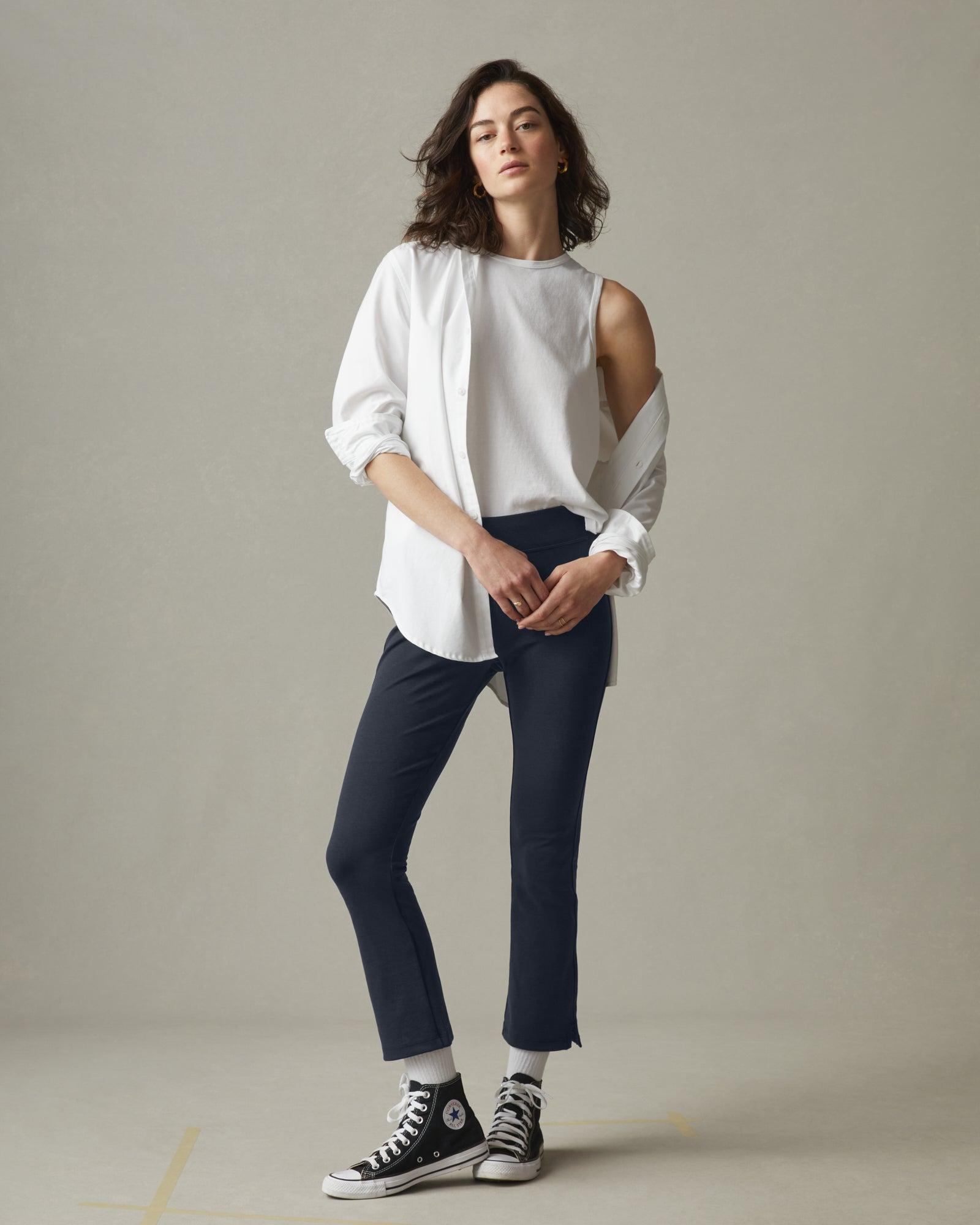 Women's Ponte Kick Flare Pant - Heritage Navy Female Product Image