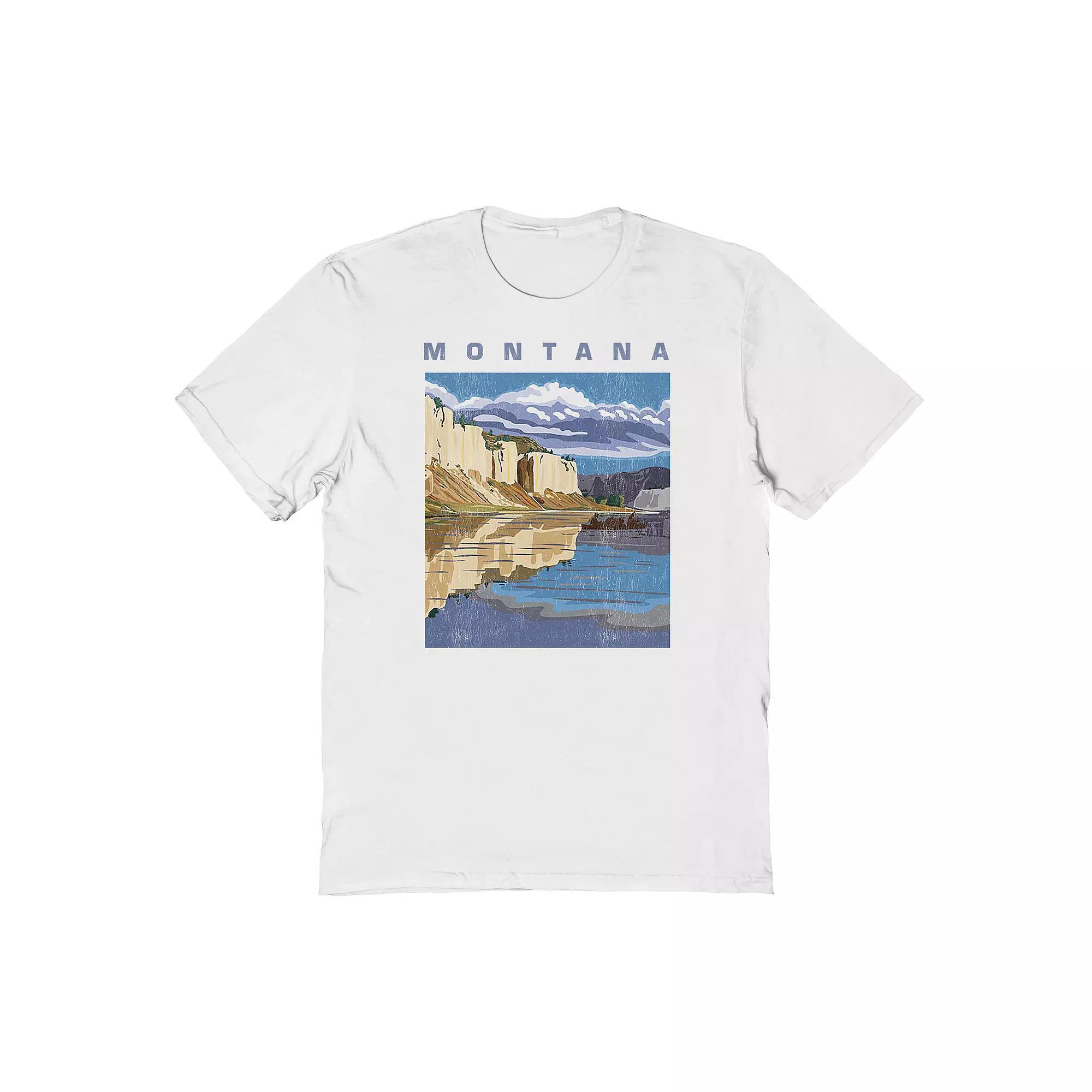 Men's Graphic Tee Missouri Breaks, Size: Medium, White Product Image