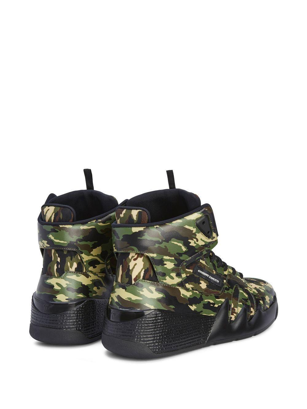 Talon camouflage high-top sneakers Product Image