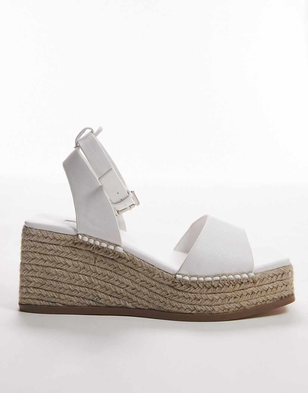 Topshop Wide Fit Jessie platform two-part sandals Product Image