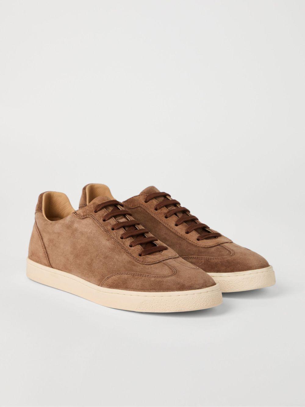 BRUNELLO CUCINELLI Suede Sneaker In Multi Product Image