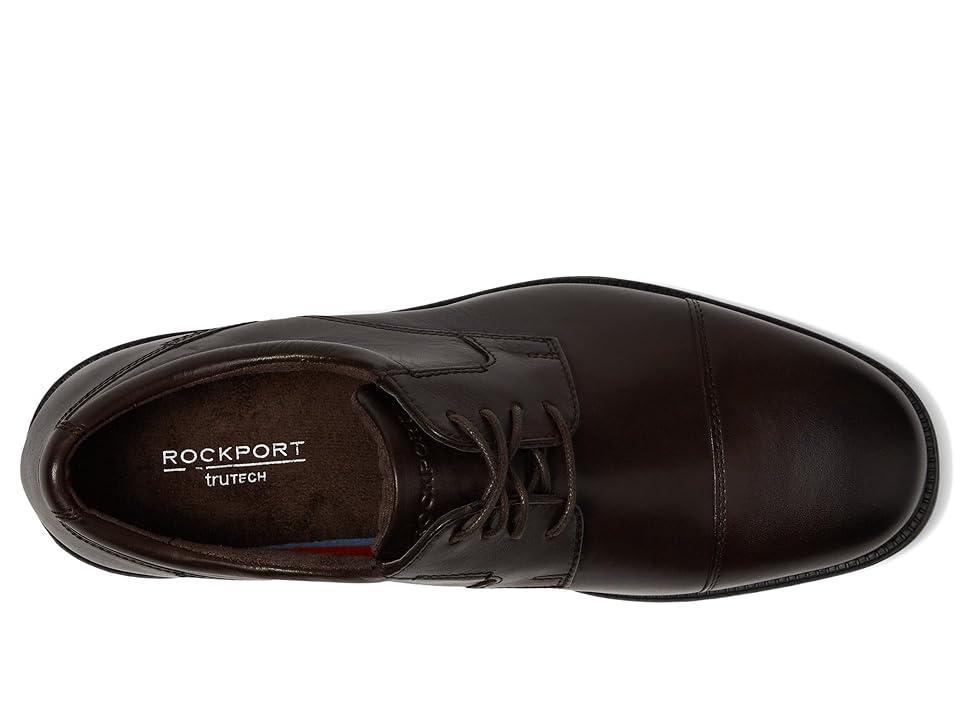 Rockport Charles Road Cap Toe Oxford (Dark ) Men's Lace up casual Shoes Product Image