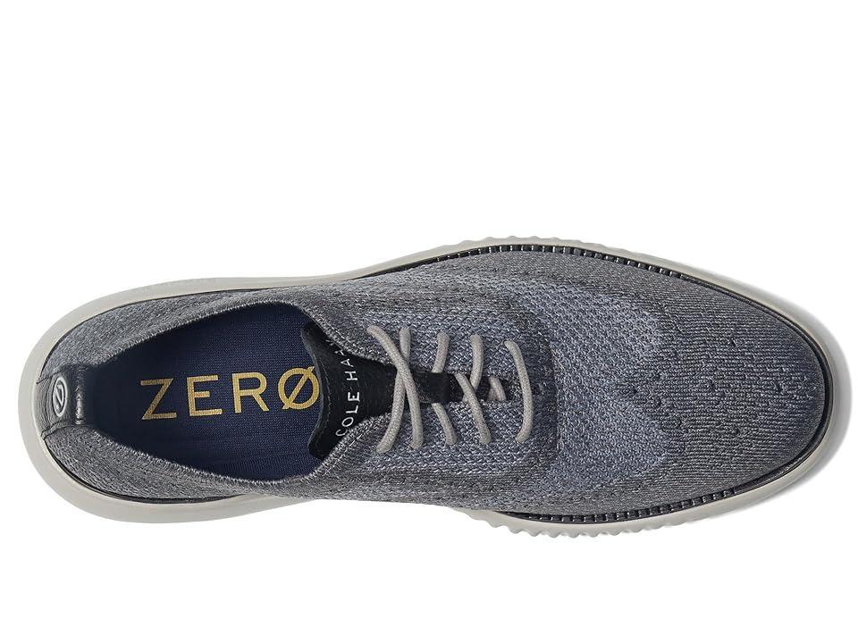 Cole Haan Mens 2.ZERGRAND Wingtip Oxford Shoes - Grey Size 8 Product Image
