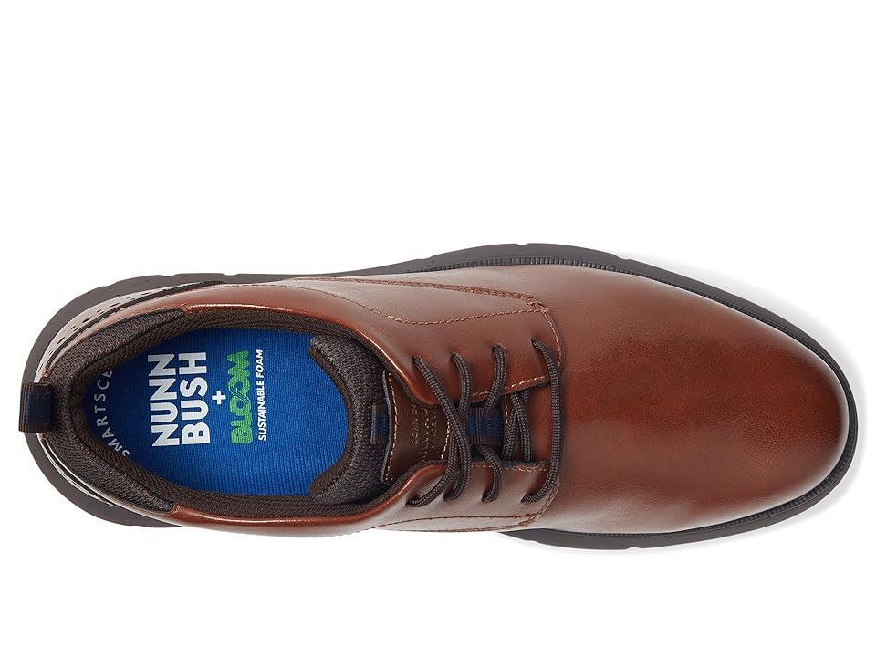 Nunn Bush Stance Plain Toe Oxford (Cognac) Men's Lace-up Boots Product Image