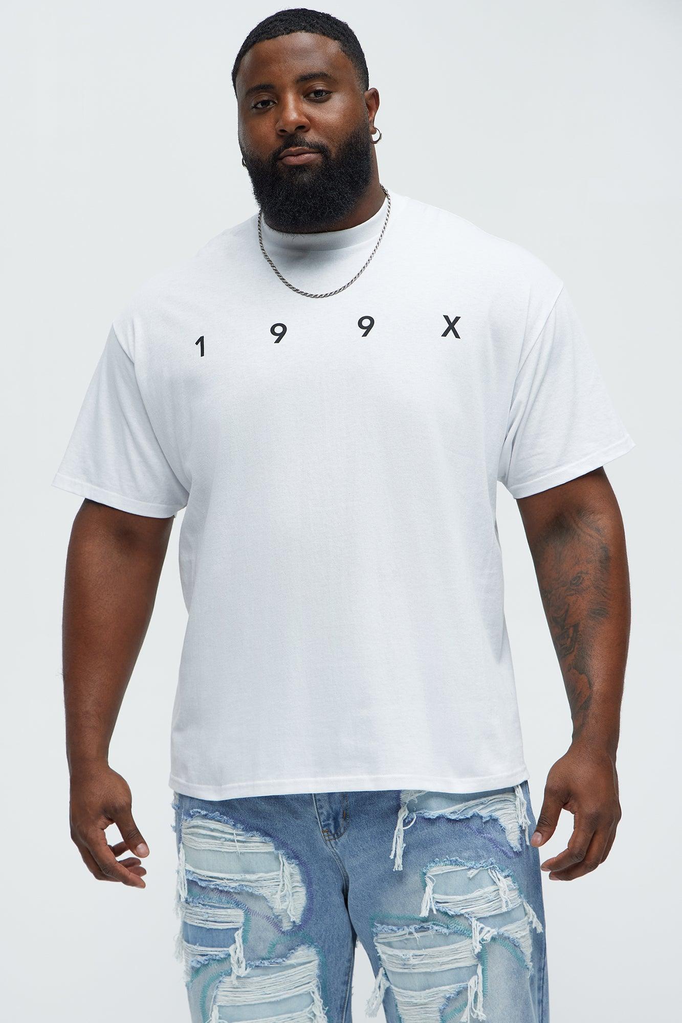 Finesse Grand Prix Short Sleeve Crew Neck T shirt - White Product Image