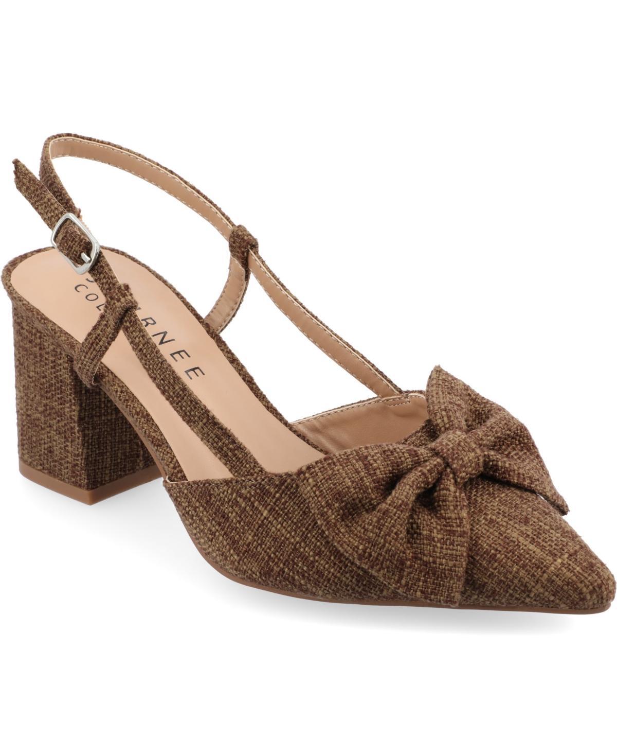 Journee Tailynn Women's Dressy Pumps, Size: 12 Wide, Grey Product Image