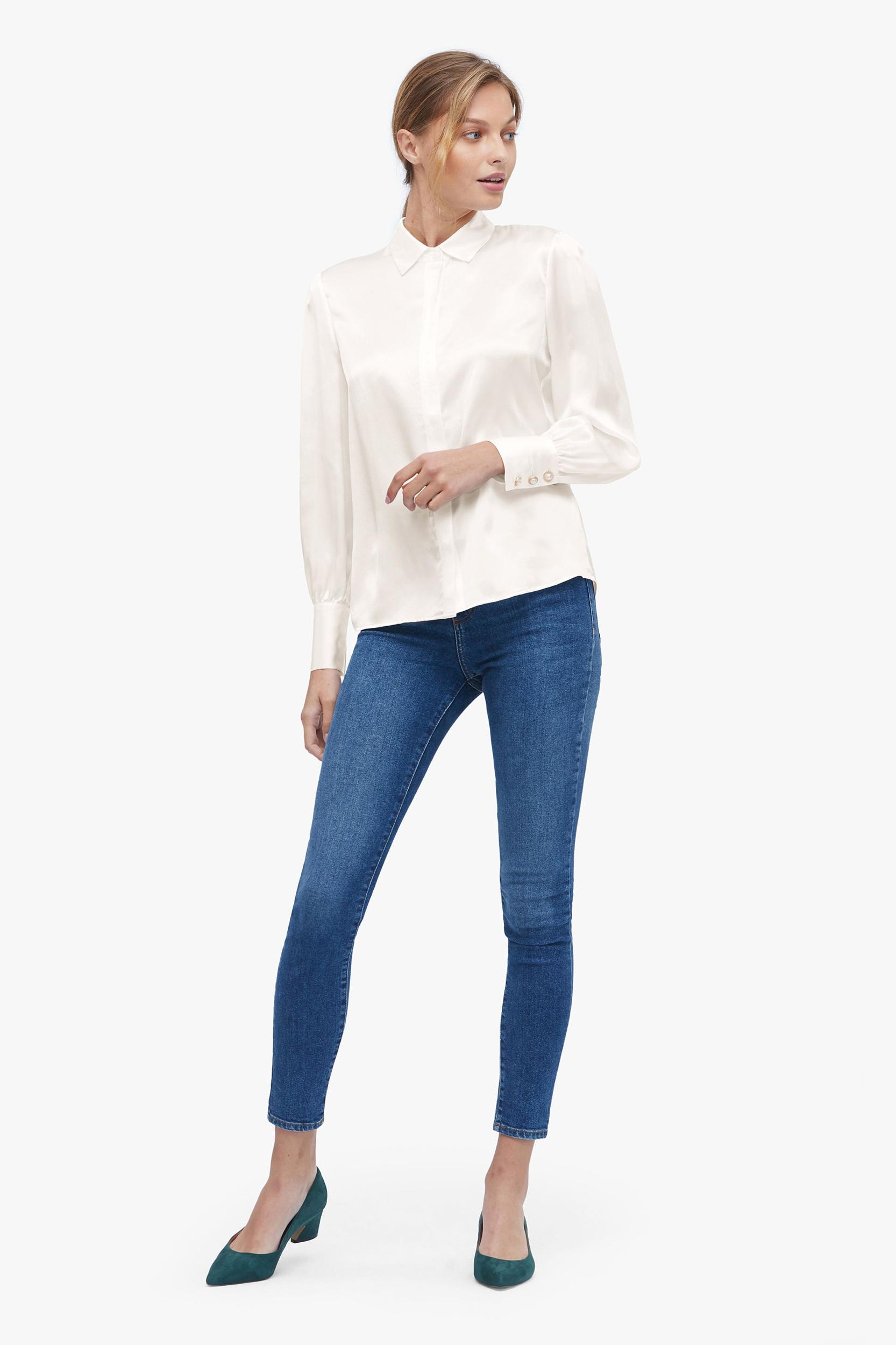 2 in 1 Women Silk Shirt Product Image