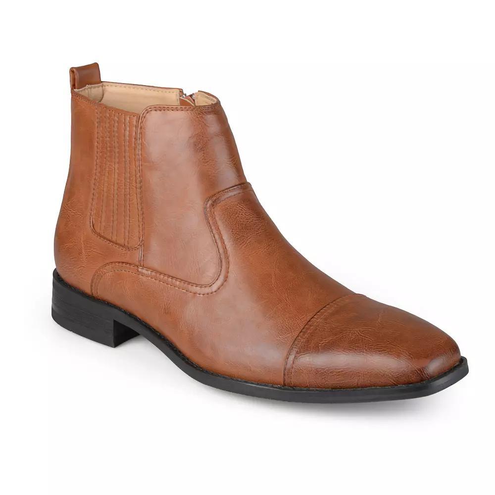 VANCE Alex Men's Cap-Toe Dress Boots, Size: 12 Wide Product Image