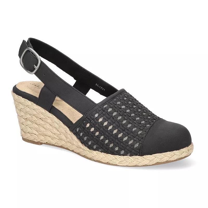Easy Street Taffy Womens Slingback Espadrille Wedges Product Image