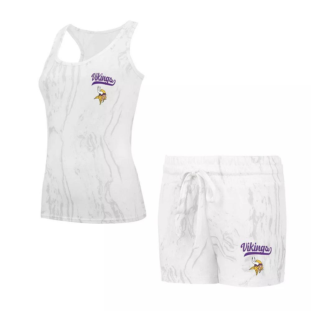 Womens Concepts Sport Atlanta Falcons Quartz Hacci Knit Tank Top & Shorts Sleep Set Product Image
