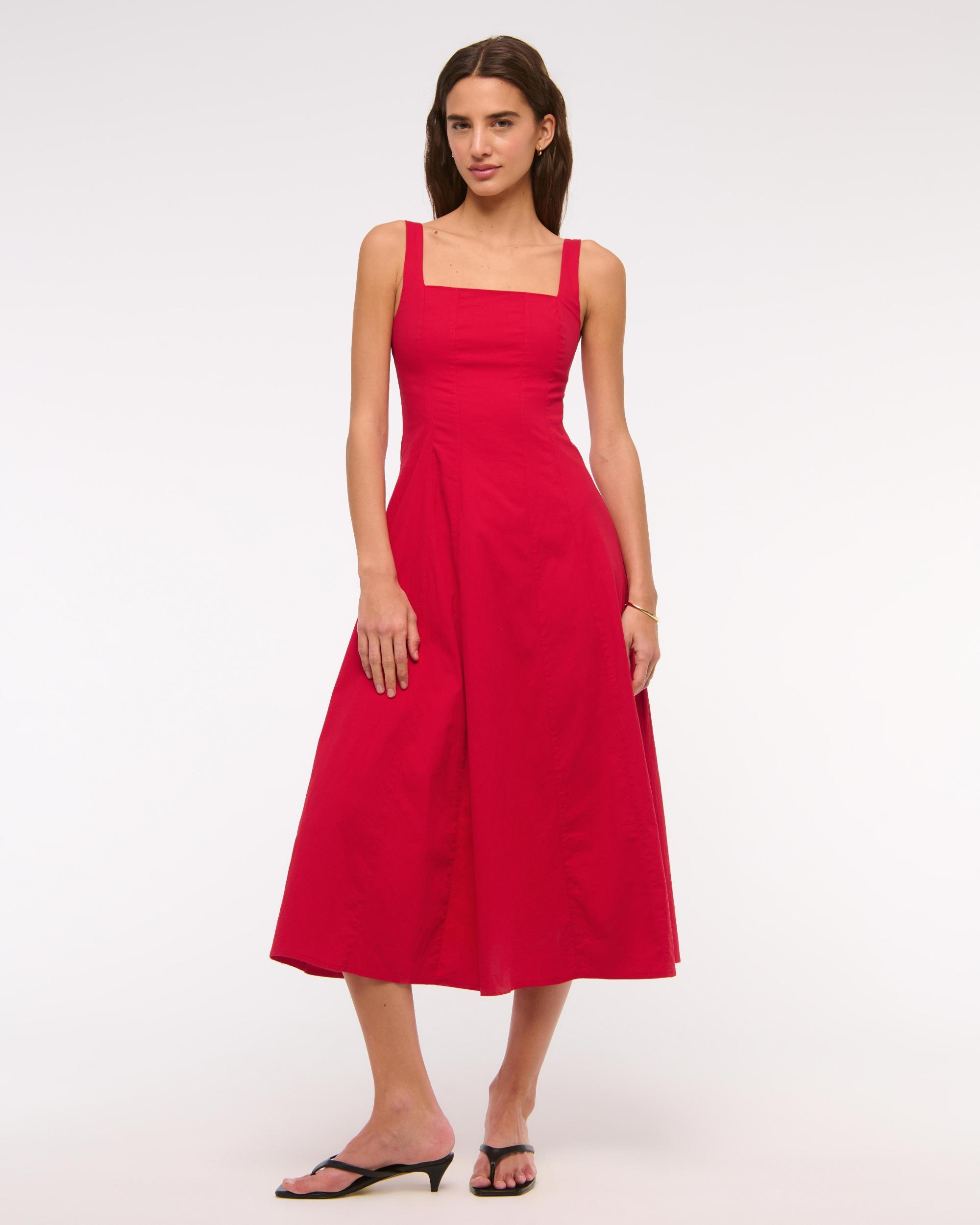 The A&F Mila Midi Dress Product Image