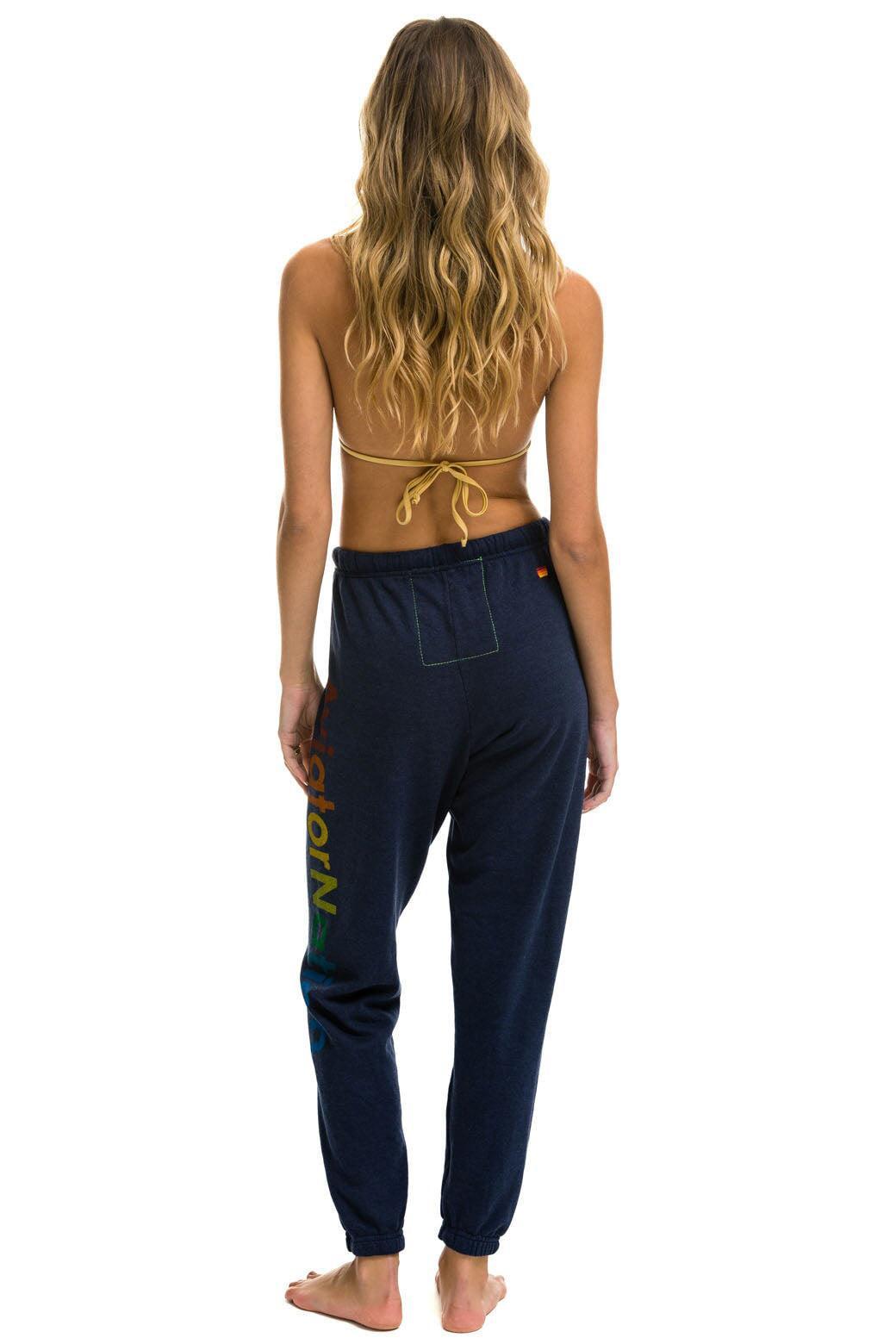 AVIATOR NATION BROOKLYN SWEATPANTS - NAVY Female Product Image