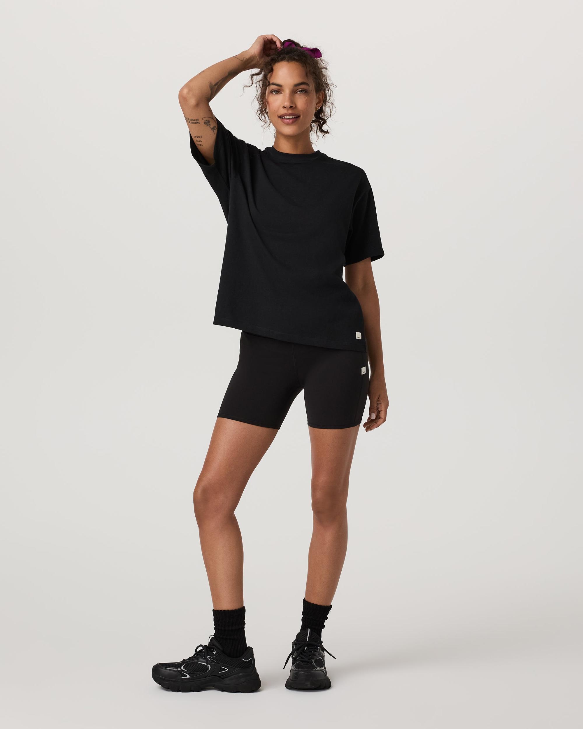 Short Sleeve Heavyweight Oversized Cotton Tee Product Image
