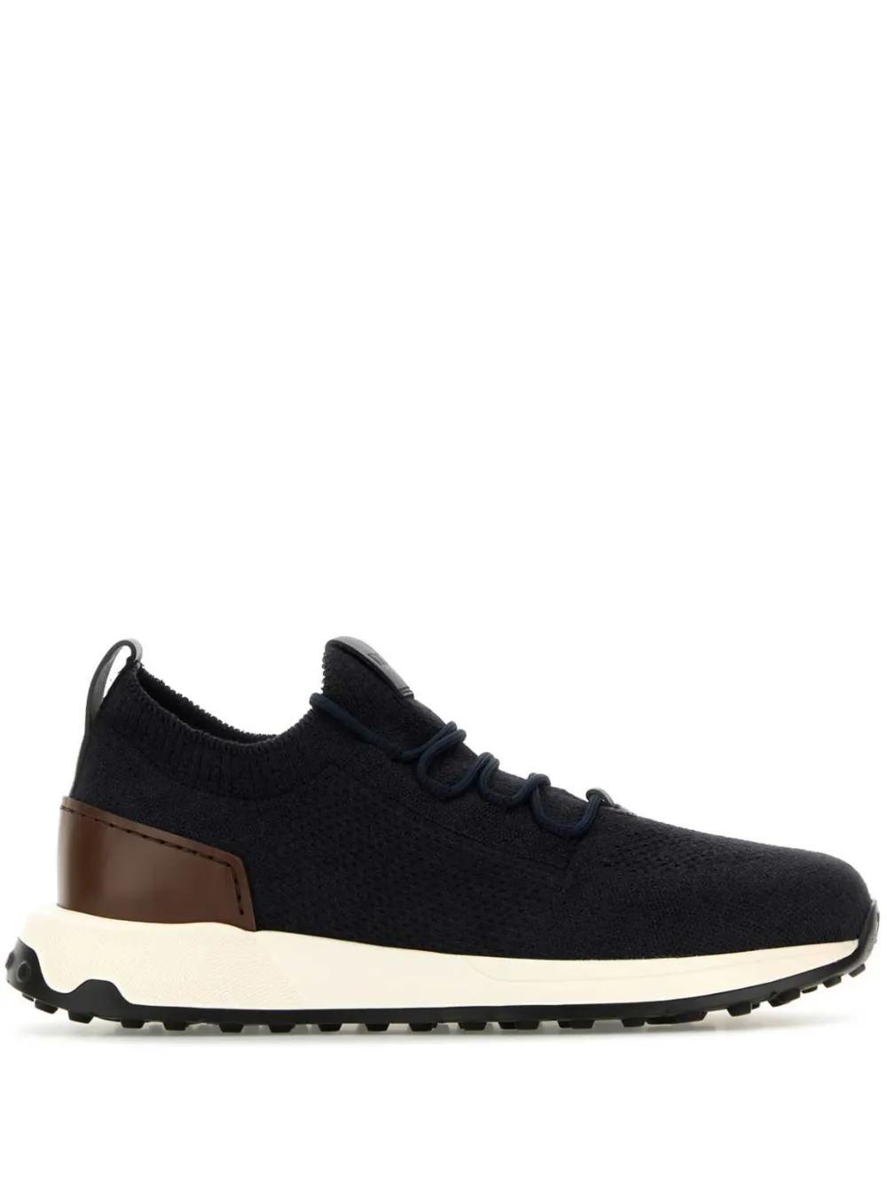 TOD'S Midnight Blue Fabric Slip-ons For Men In Navy Product Image