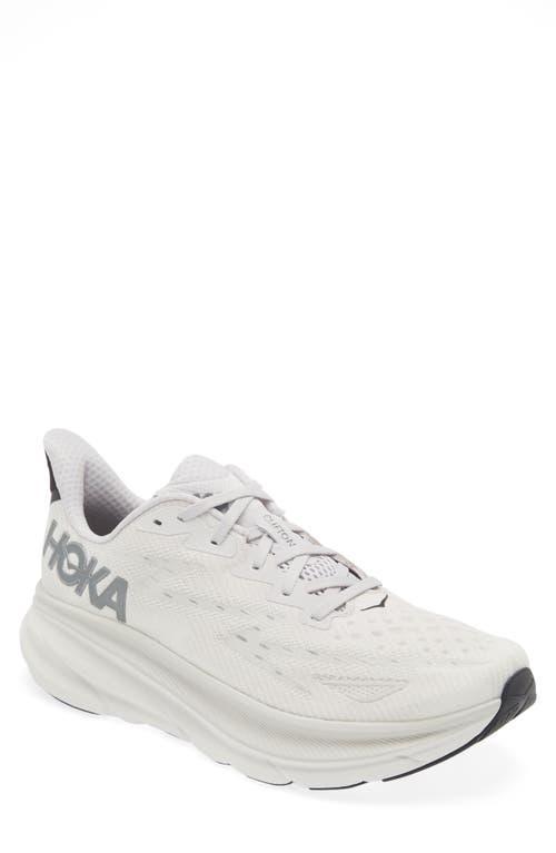 Hoka Mens Clifton 9 Running Sneakers in Ice Water Product Image