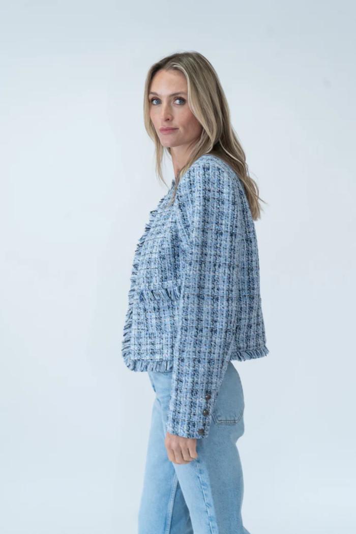 collins blazer [blue multi] Product Image