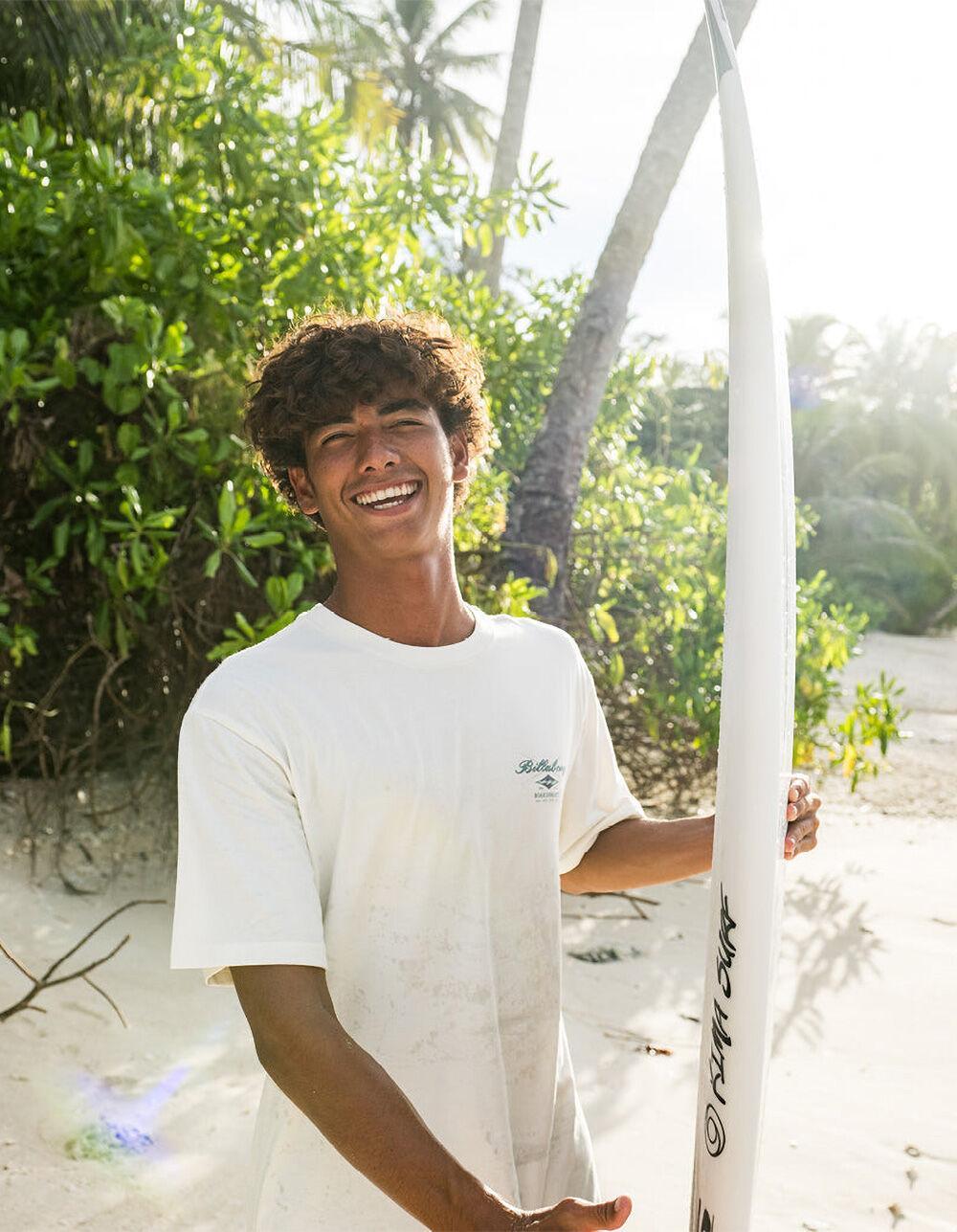 BILLABONG Crossboards Mens Tee - OFF WHITE Product Image