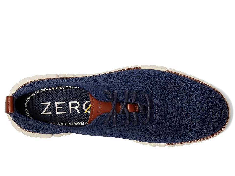 Cole Haan Mens Zergrand Remastered Stitchlite Wingtip Oxford Shoes - Blue Size 10.5 Product Image