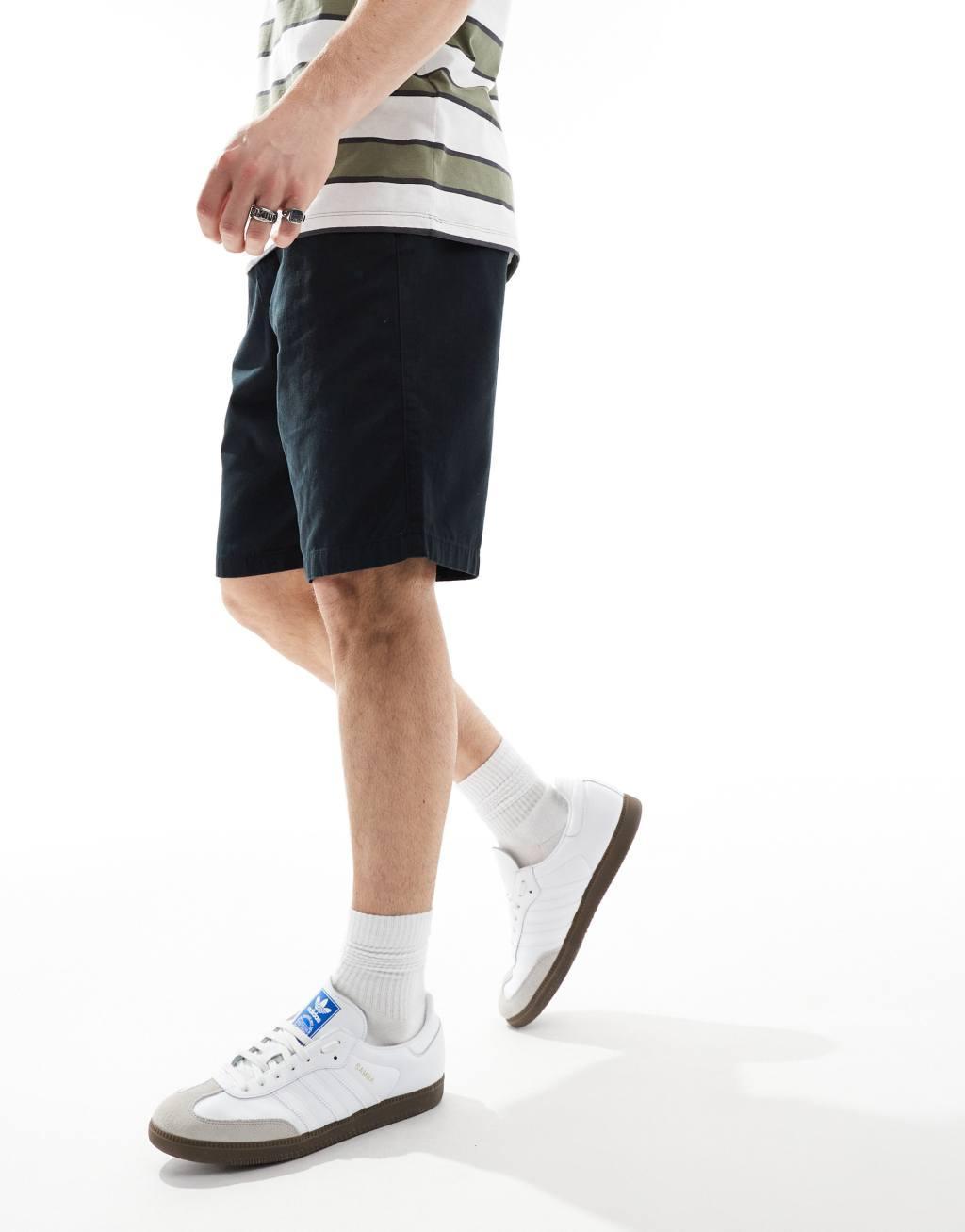 ASOS DESIGN chino short in black Product Image