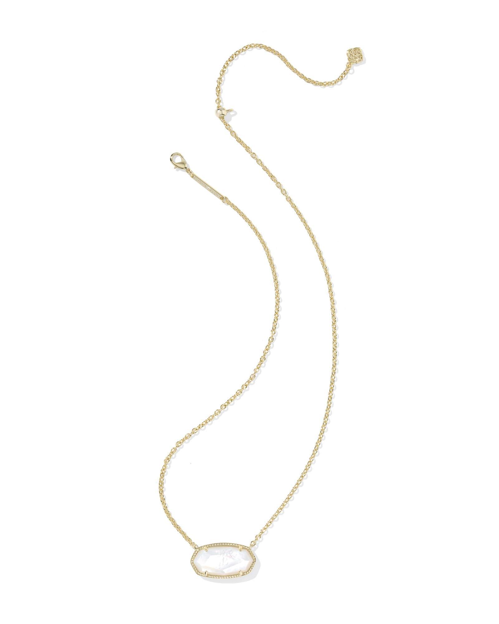 Elisa Gold Statement Short Pendant Necklace Product Image