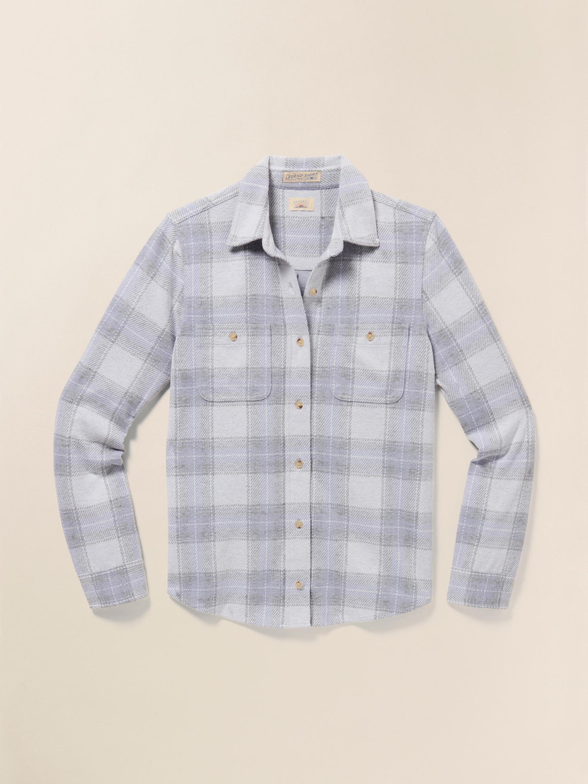 Legend™ Classic Sweater Shirt - Blue Ravine Plaid Female Product Image
