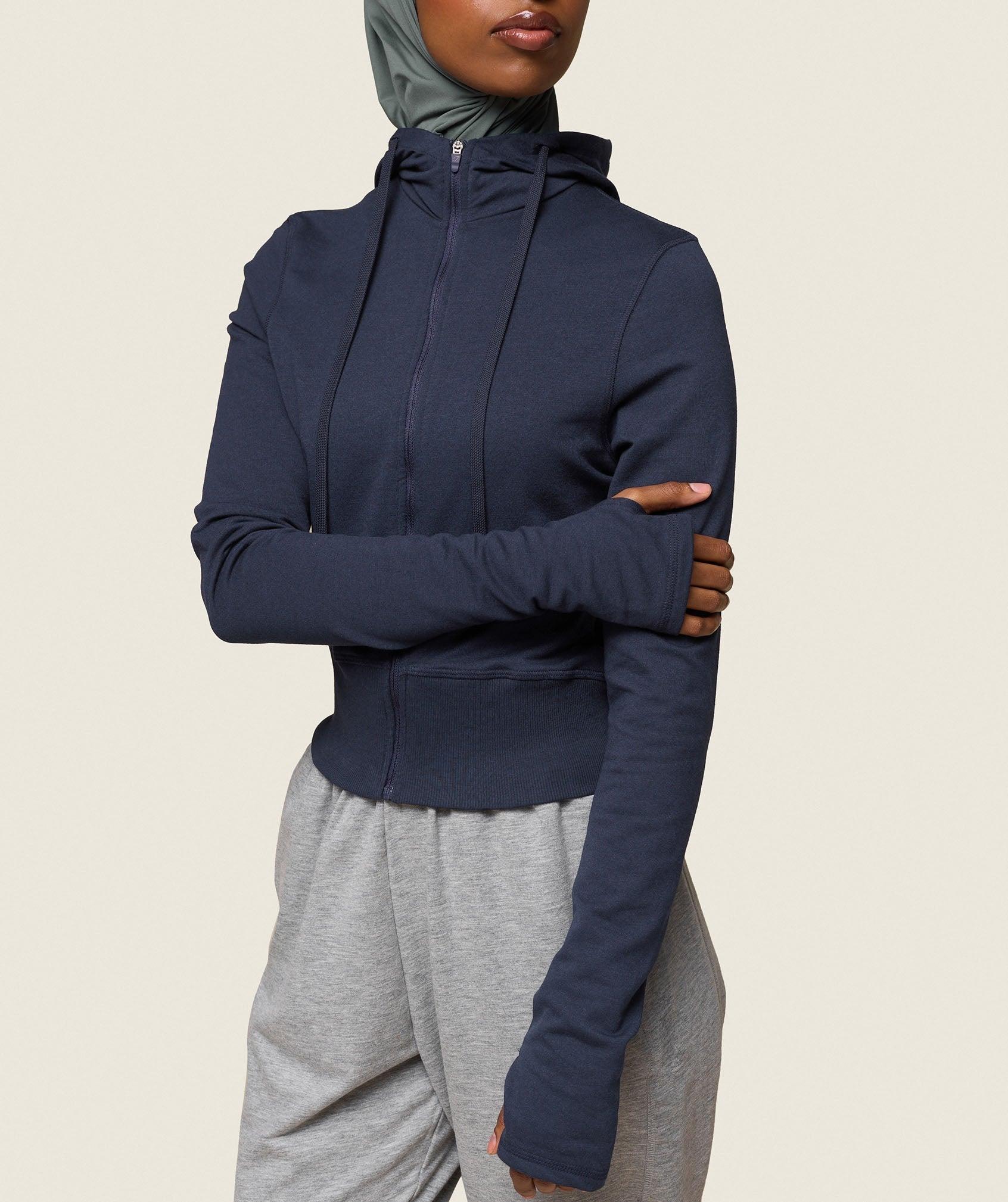 GS x Leana Deeb Hooded Midi Top Product Image